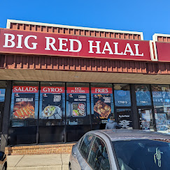 Kitchen counter at Big Red Halal