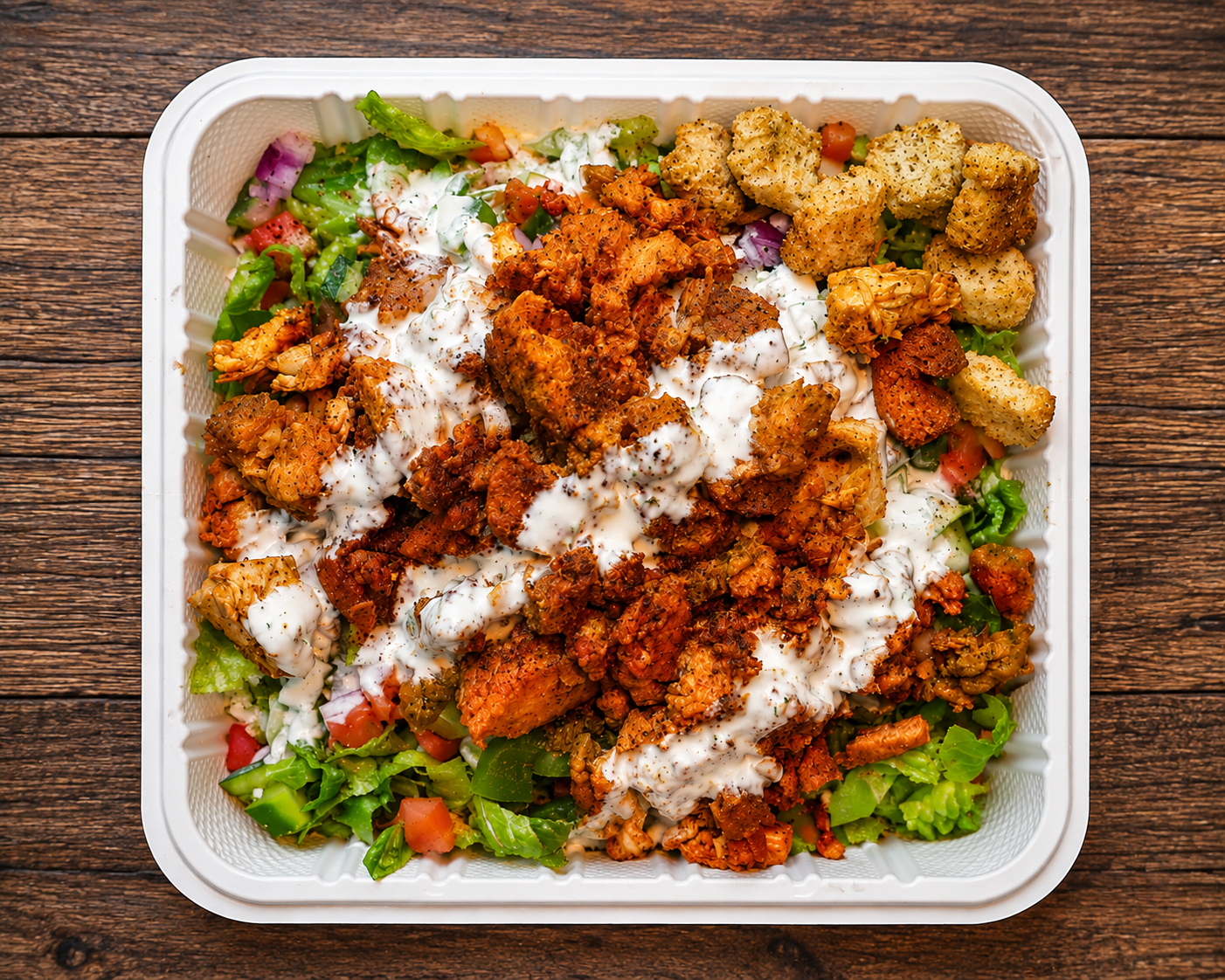 Crispy Chicken Salad