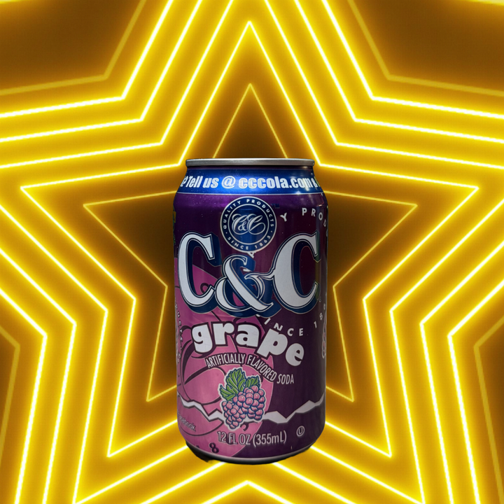 C&C Grape Soda Can