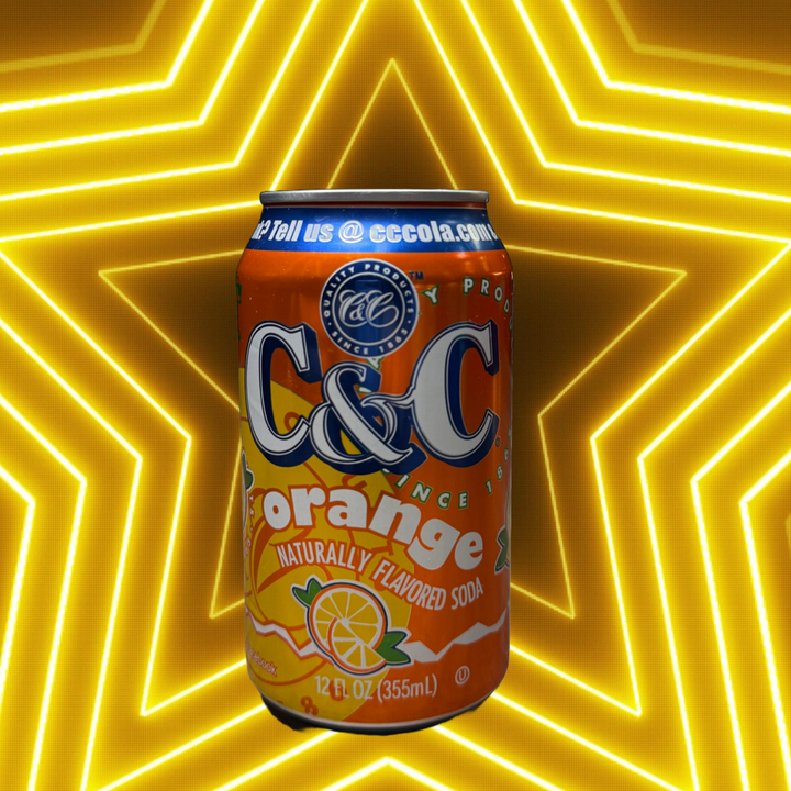 C&C Orange Soda Can