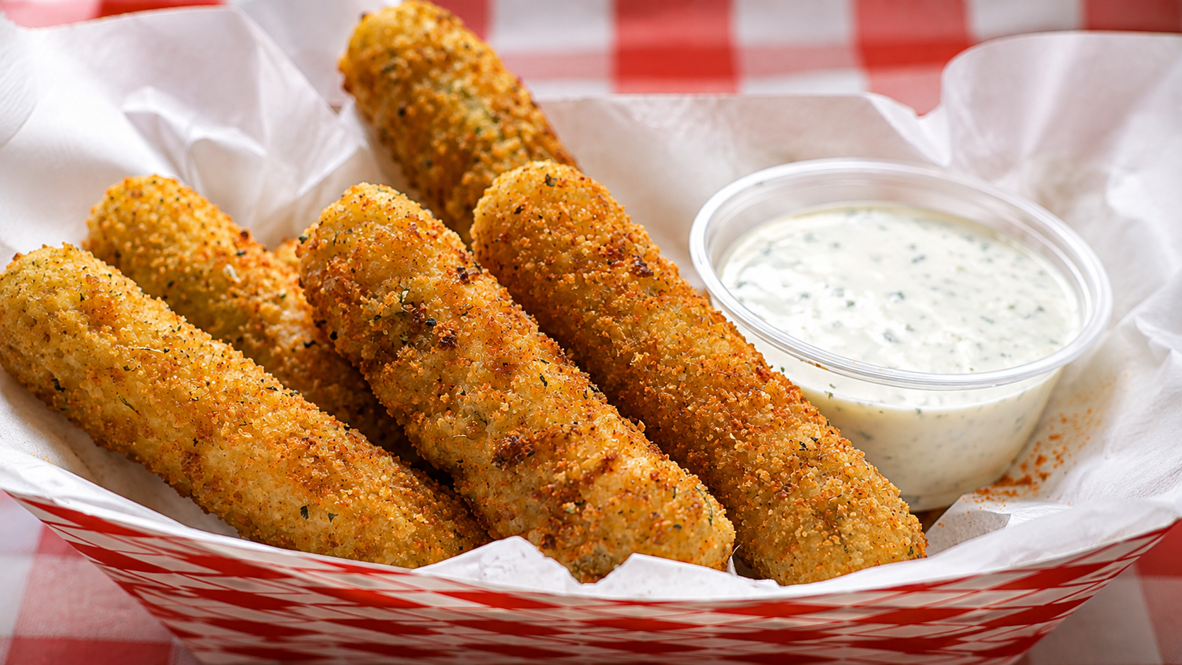 Masala Mozz Sticks