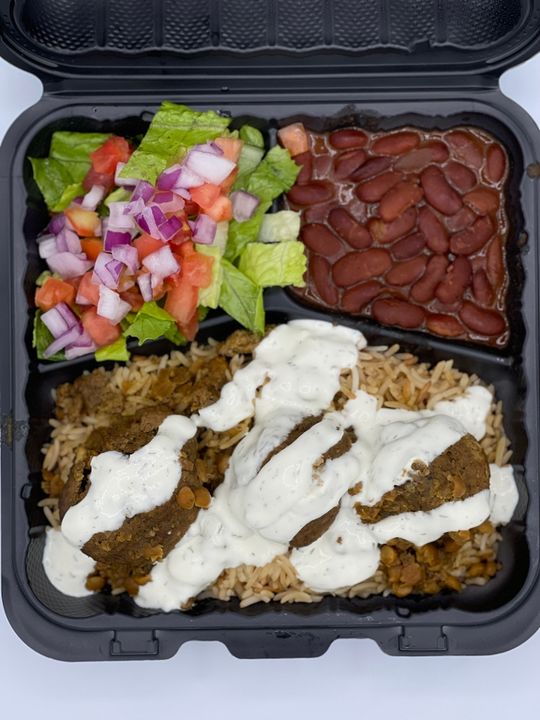 Kofta Over Rice Meatball