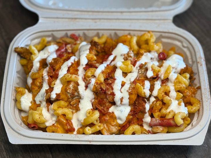 Gyro Loaded Mac & Cheese